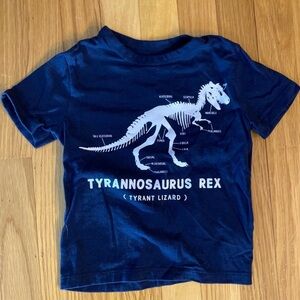Baby GAP Dark Blue T-Shirt T-Rex Graphic